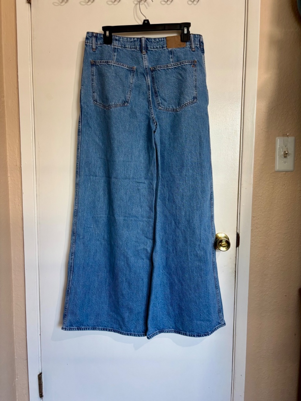 Madewell Wide Sweep Trouser Jeans Size 28 - Picture 4 of 9